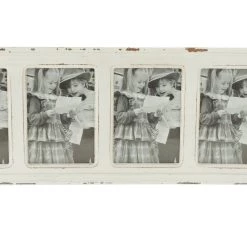Promo ❤️ 5 Opening White Distressed Vintage 36" x 15" Frame by Ivory and Iris ✔️ -Cheap Ivory and Iris Store D359268S 6