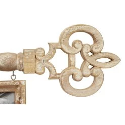 Best Pirce ⌛ 3 Opening Brown Wood Vintage Key Frame by Ivory and Iris ✔️ -Cheap Ivory and Iris Store D359287S 4