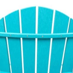 Outlet 🎁 Blue Traditional Adirondack Chair by Ivory and Iris 🧨 -Cheap Ivory and Iris Store D359328S 5