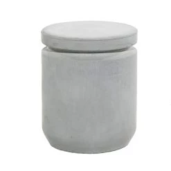 Deals π Light Gray Fiber Clay Industrial Stool by Ivory and Iris π