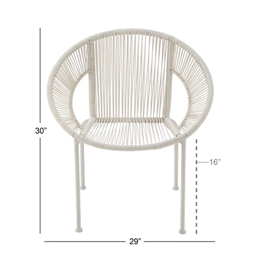Best reviews of π White Metal Contemporary Outdoor Chair by Ivory and Iris π₯ 5 Best reviews of π White Metal Contemporary Outdoor Chair by Ivory and Iris π₯ - Image 5