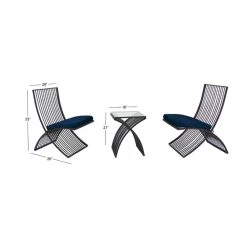 Best deal π Black Metal Eclectic Outdoor Seating Set by Ivory and Iris π 16 Best deal π Black Metal Eclectic Outdoor Seating Set by Ivory and Iris π -Cheap Ivory and Iris Store D359340S 8