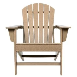 Brand new 🥰 Brown Traditional Adirondack Chair by Ivory and Iris ✨ -Cheap Ivory and Iris Store D359354S 9