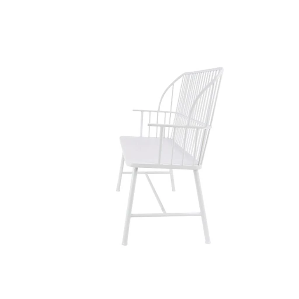Brand new π― White Metal Farmhouse Bench by Ivory and Iris π 4 Brand new π― White Metal Farmhouse Bench by Ivory and Iris π - Image 4