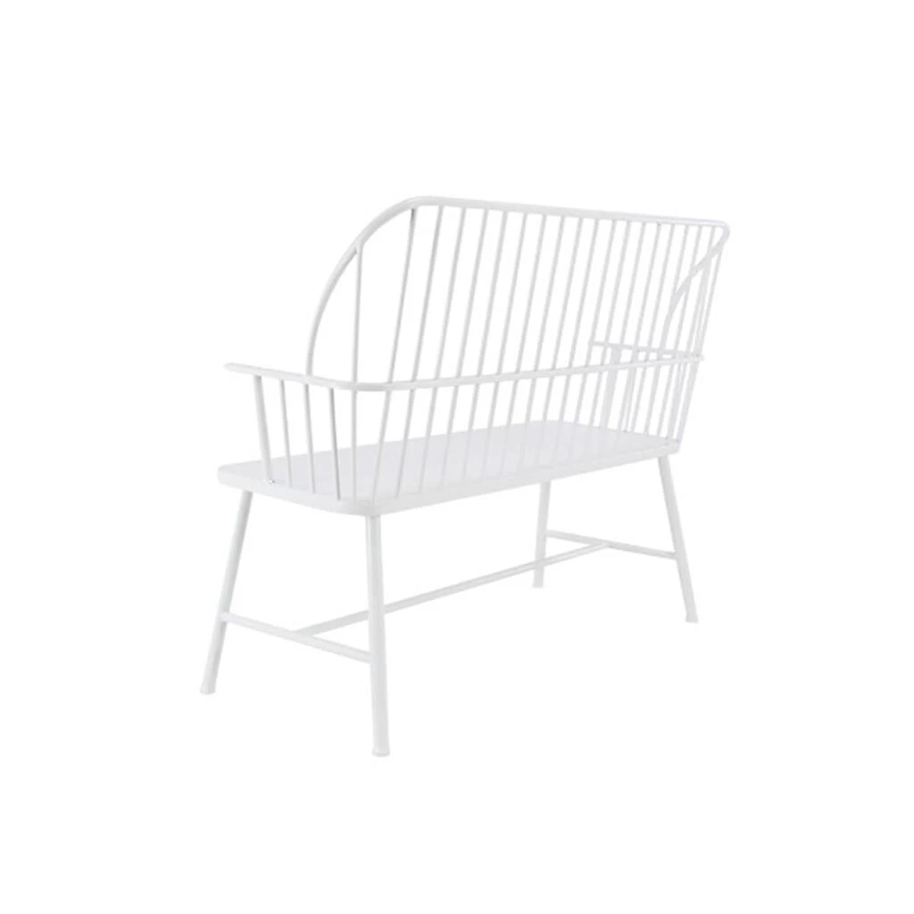 Brand new π― White Metal Farmhouse Bench by Ivory and Iris π 5 Brand new π― White Metal Farmhouse Bench by Ivory and Iris π - Image 5