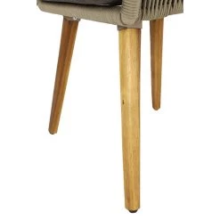 Brand new 🧨 Light Brown Modern Outdoor Dining Chair Set by Ivory and Iris 🔥 -Cheap Ivory and Iris Store D359359S 7