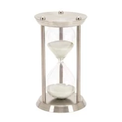 Best Sale β€οΈ 12'' Silver Metal Glam Timer by Ivory and Iris π