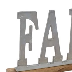 New ⭐ 22'' Silver Aluminum Glam Family Sign by Ivory and Iris 🤩 -Cheap Ivory and Iris Store D359379S 5