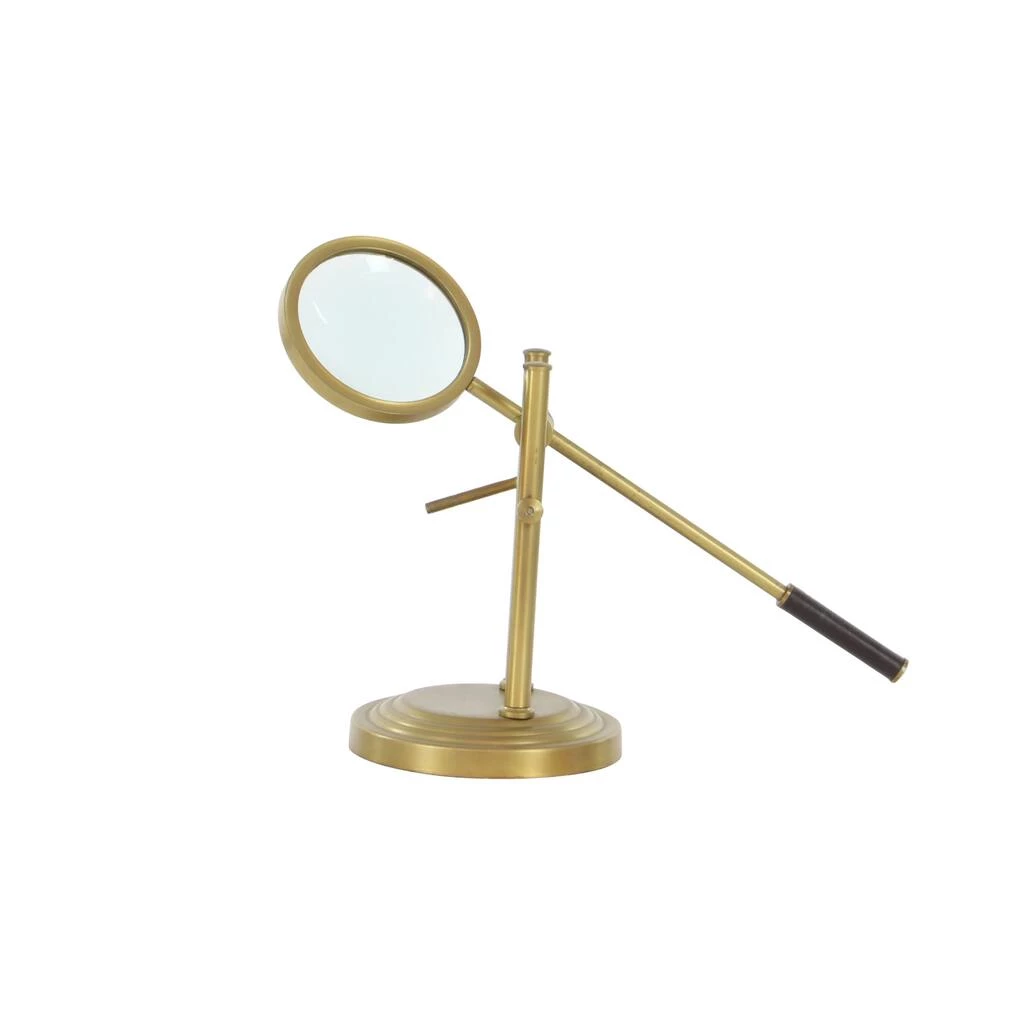 Best Sale β 25'' Gold Aluminum Traditional Magnifying Glass by Ivory and Iris π€© 2 Best Sale β 25'' Gold Aluminum Traditional Magnifying Glass by Ivory and Iris π€© - Image 2