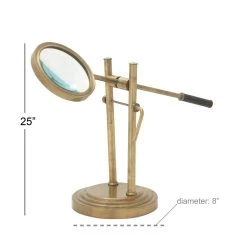 Best Sale β 25'' Gold Aluminum Traditional Magnifying Glass by Ivory and Iris π€© 12 Best Sale β 25'' Gold Aluminum Traditional Magnifying Glass by Ivory and Iris π€© -Cheap Ivory and Iris Store D359388S 8
