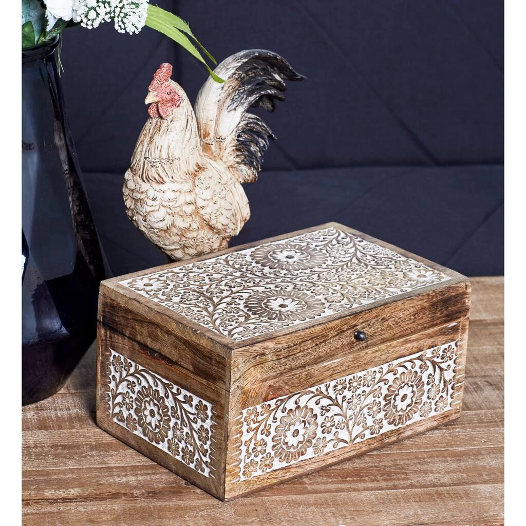 Hot Sale π Tan Mango Wood Natural Box Set, 8", 10" & 12" by Ivory and Iris π₯° 6 Hot Sale π Tan Mango Wood Natural Box Set, 8", 10" & 12" by Ivory and Iris π₯° - Image 6