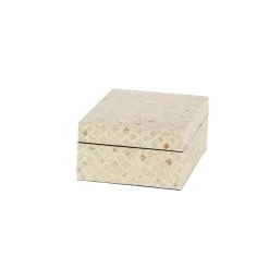 Wholesale 🛒 Beige 👩 Mother of Pearl Coastal Box Set by Ivory and Iris 🔥 -Cheap Ivory and Iris Store D359698S 6