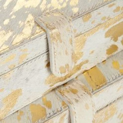 Wholesale 🔥 White & Gold Leather Rustic Box Set by Ivory and Iris 👏 -Cheap Ivory and Iris Store D359707S 6