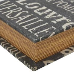 Brand new β Black French Themed Typography Wood Traditional Box Set by Ivory and Iris π 12 Brand new β Black French Themed Typography Wood Traditional Box Set by Ivory and Iris π -Cheap Ivory and Iris Store D359724S 8