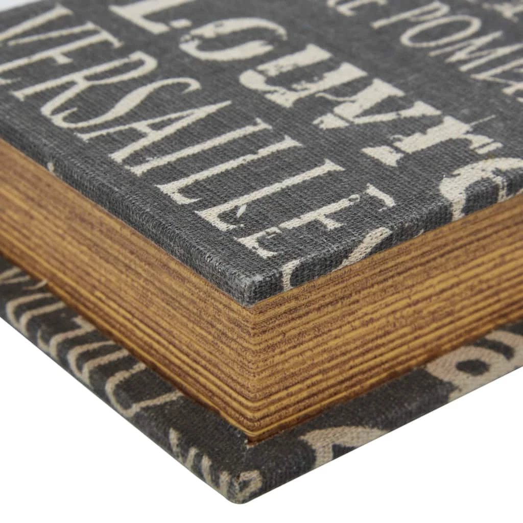 Brand new β Black French Themed Typography Wood Traditional Box Set by Ivory and Iris π 5 Brand new β Black French Themed Typography Wood Traditional Box Set by Ivory and Iris π - Image 5