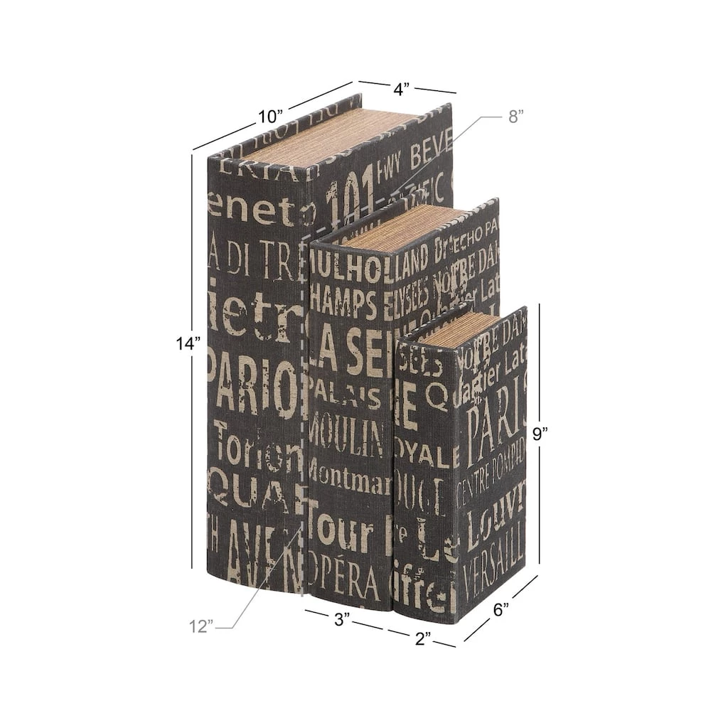 Brand new β Black French Themed Typography Wood Traditional Box Set by Ivory and Iris π 6 Brand new β Black French Themed Typography Wood Traditional Box Set by Ivory and Iris π - Image 6