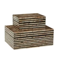 Cheap ❤️ Black 👩 Mother of Pearl Coastal Box Set by Ivory and Iris ✔️