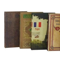 Cheap 🎉 Multicolored Wooden Traditional Book Box Set by Ivory and Iris ⭐ -Cheap Ivory and Iris Store D360688S 7