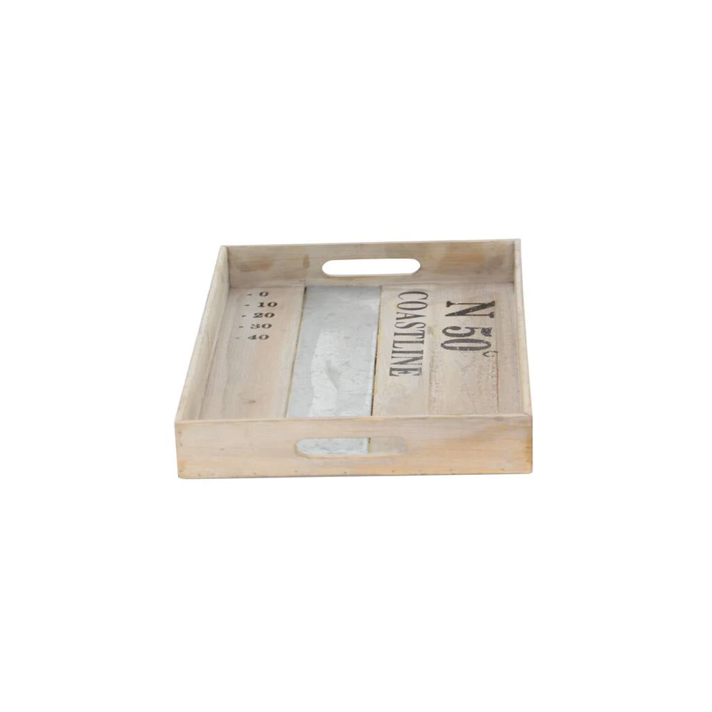 Outlet ❤️ Brown Wood Coastal Tray Set by Ivory and Iris 🎁 5 Outlet ❤️ Brown Wood Coastal Tray Set by Ivory and Iris 🎁 - Image 5