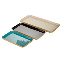 Best Sale β Multi Colored Metal Contemporary Tray Set by Ivory and Iris β€οΈ