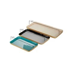 Best Sale ⌛ Multi Colored Metal Contemporary Tray Set by Ivory and Iris ❤️ 10 Best Sale ⌛ Multi Colored Metal Contemporary Tray Set by Ivory and Iris ❤️ -Cheap Ivory and Iris Store D361680S 5