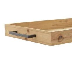 Best reviews of 🎉 Natural Brown Wood Contemporary Tray by Ivory and Iris 🎁 -Cheap Ivory and Iris Store D361682S 4