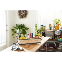 Best deal 🎁 22" Brown Wood Farmhouse Tray by Ivory and Iris 🌟 -Cheap Ivory and Iris Store D361684S 9