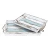 Flash Sale 🌟 White Wood Coastal Tray Set by Ivory and Iris 🎁