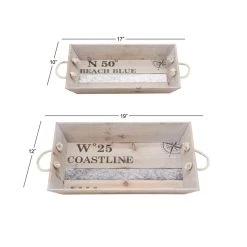 Best Pirce π₯ White Wood Coastal Tray Set by Ivory and Iris π€© 18 Best Pirce π₯ White Wood Coastal Tray Set by Ivory and Iris π€© -Cheap Ivory and Iris Store D361691S 11