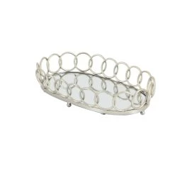 Wholesale 🔔 Silver Glam Tray Set by Ivory and Iris 🧨 -Cheap Ivory and Iris Store D361698S 6