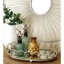 Wholesale 🔔 Silver Glam Tray Set by Ivory and Iris 🧨 -Cheap Ivory and Iris Store D361698S 8