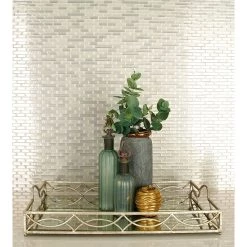 Best Sale π₯° 25'' Silver Metal Glam Tray by Ivory and Iris π 12 Best Sale π₯° 25'' Silver Metal Glam Tray by Ivory and Iris π -Cheap Ivory and Iris Store D361702S 7