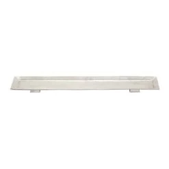 Outlet β¨ 35'' Silver Aluminum Contemporary Tray by Ivory and Iris π₯
