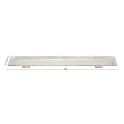 Outlet β¨ 35'' Silver Aluminum Contemporary Tray by Ivory and Iris π₯ 10 Outlet β¨ 35'' Silver Aluminum Contemporary Tray by Ivory and Iris π₯ -Cheap Ivory and Iris Store D361706S 5
