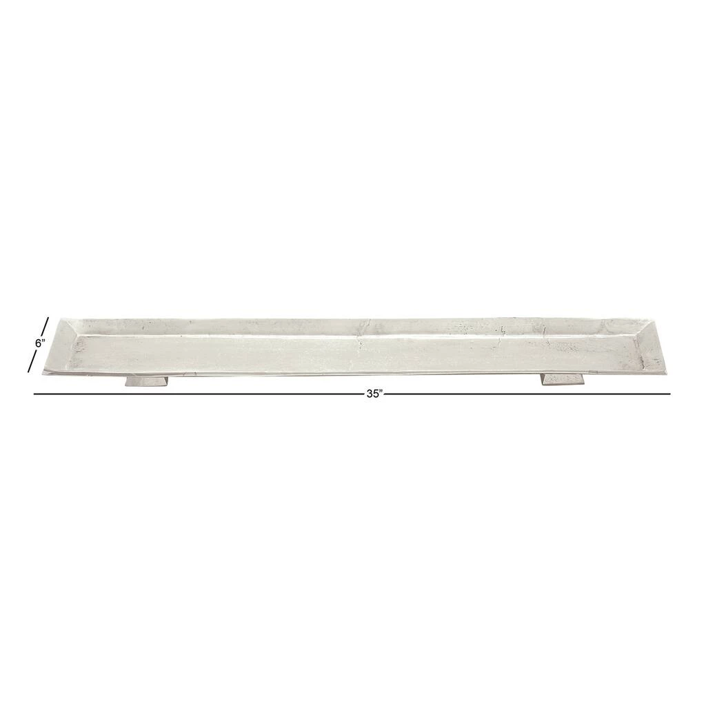 Outlet β¨ 35'' Silver Aluminum Contemporary Tray by Ivory and Iris π₯ 5 Outlet β¨ 35'' Silver Aluminum Contemporary Tray by Ivory and Iris π₯ - Image 5