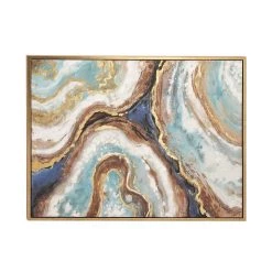 Discount 💯 Multi Colored Glam Abstract Canvas Wall Art by Ivory and Iris 🎁