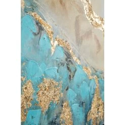 Promo 🔔 White Contemporary Abstract Canvas Wall Art by Ivory and Iris ✔️ -Cheap Ivory and Iris Store D361718S 4