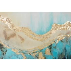 Promo 🔔 White Contemporary Abstract Canvas Wall Art by Ivory and Iris ✔️ -Cheap Ivory and Iris Store D361718S 5