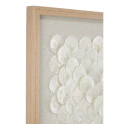 Flash Sale 😀 Set of 2 Brown Plastic Coastal Shadow Box, 20" x 20" by Ivory and Iris ⭐ -Cheap Ivory and Iris Store D361719S 3