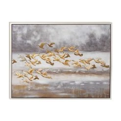 Cheapest 😉 Gold Coastal Birds Canvas Wall Art by Ivory and Iris 🧨
