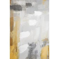Wholesale ✨ Gold Contemporary Abstract Canvas Wall Art by Ivory and Iris 😀 -Cheap Ivory and Iris Store D361736S 4