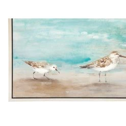 Budget 😍 White Coastal Beach Canvas Wall Art by Ivory and Iris 🤩 -Cheap Ivory and Iris Store D361741S 3