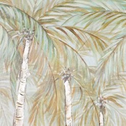 Best Sale 🎉 Green Coastal Palm Tree Canvas Wall Art by Ivory and Iris 🔔 -Cheap Ivory and Iris Store D361742S 5