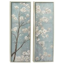 Best Pirce 😍 Aquamarine Floral Wall Décor Set by Ivory and Iris 🔔