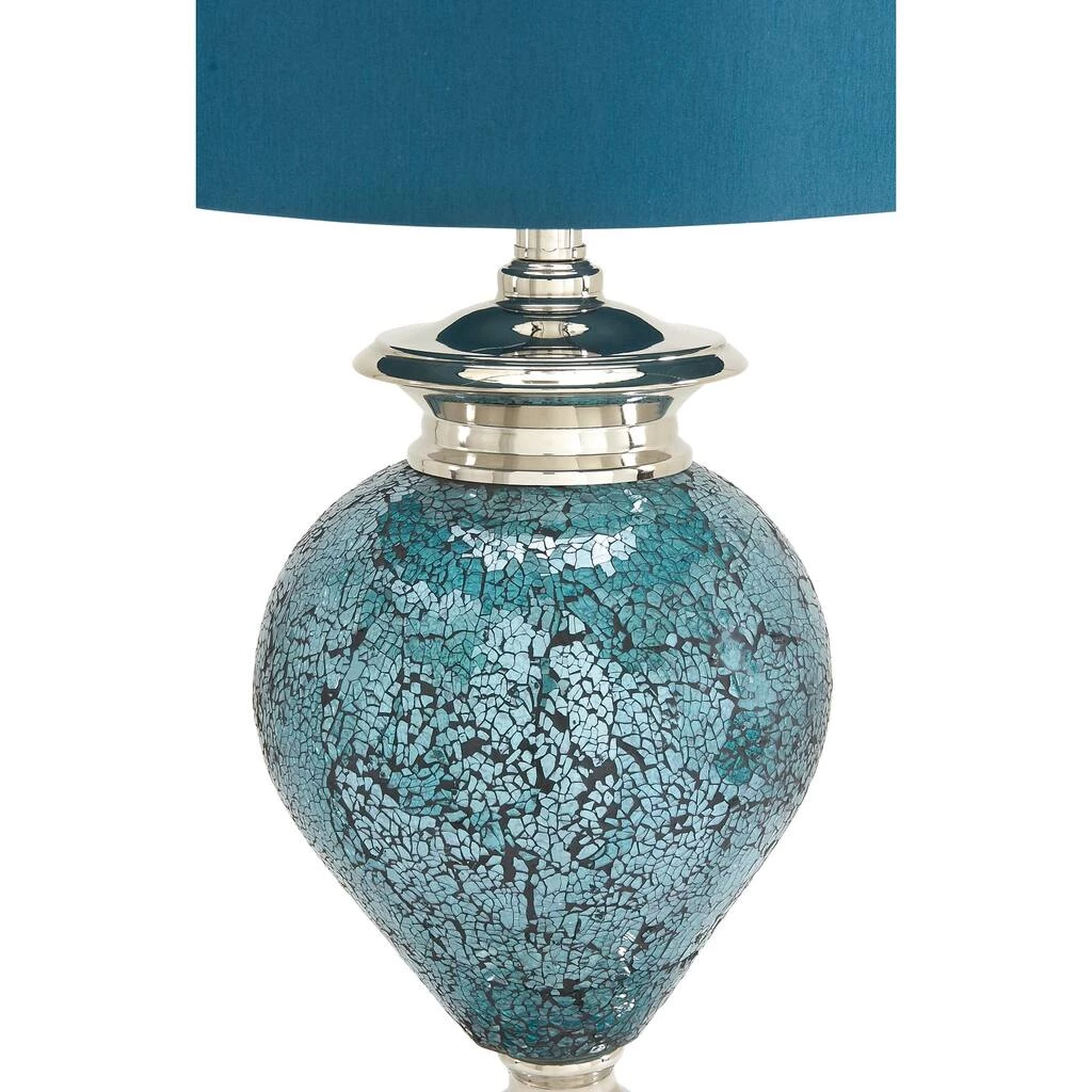 Outlet π 28" Blue Glass Tuscan Table Lamp by Ivory and Iris π― 2 Outlet π 28" Blue Glass Tuscan Table Lamp by Ivory and Iris π― - Image 2