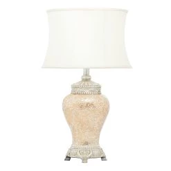 New 🤩 30'' Bronze Glass Tuscan Table Lamp by Ivory and Iris ⭐