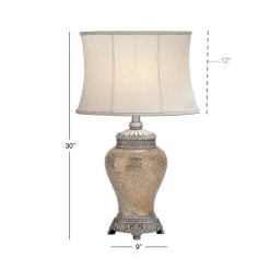 New 🤩 30'' Bronze Glass Tuscan Table Lamp by Ivory and Iris ⭐ -Cheap Ivory and Iris Store D361768S 11