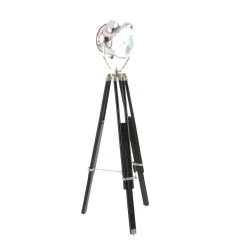 Cheap 🎉 75" Black Wood Industrial Floor Lamp by Ivory and Iris ✨ -Cheap Ivory and Iris Store D361789S 3