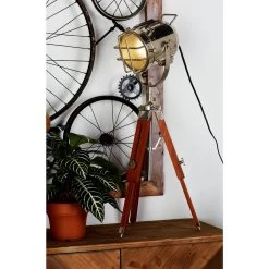 Discount 😉 27" Brown Metal Industrial Desk Lamp by Ivory and Iris 🥰 -Cheap Ivory and Iris Store D361799S 4