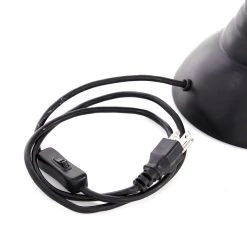 Best Pirce 🧨 24" Black Metal Industrial Table Lamp by Ivory and Iris ✨ -Cheap Ivory and Iris Store D361801S 4